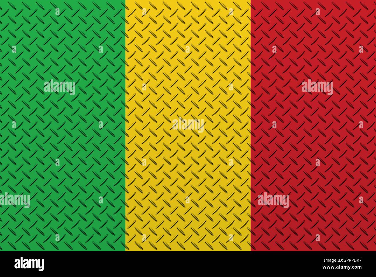 3D Flag of Mali on a metal wall background Stock Photo - Alamy