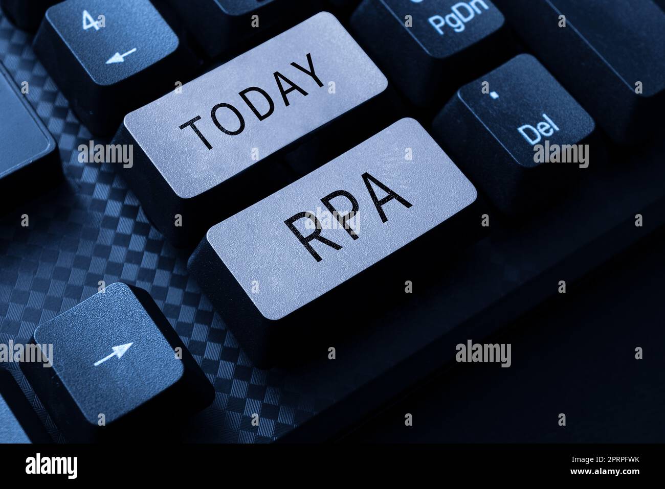 Inspiration showing sign Rpa, Business concept robotic process automation form business process automation technology Stock Photo
