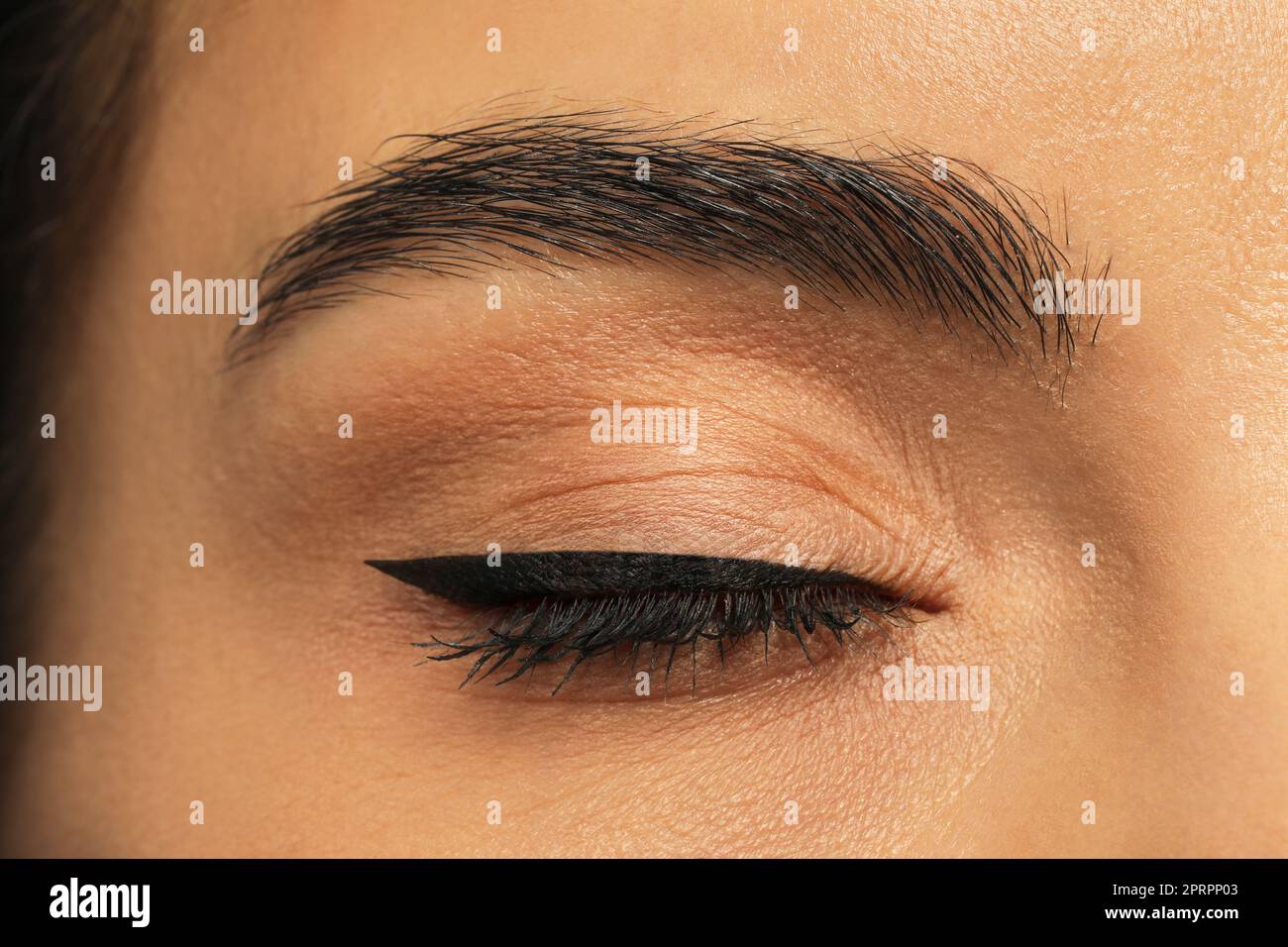 Permanent makeup eyeliner hi-res stock photography and images - Alamy
