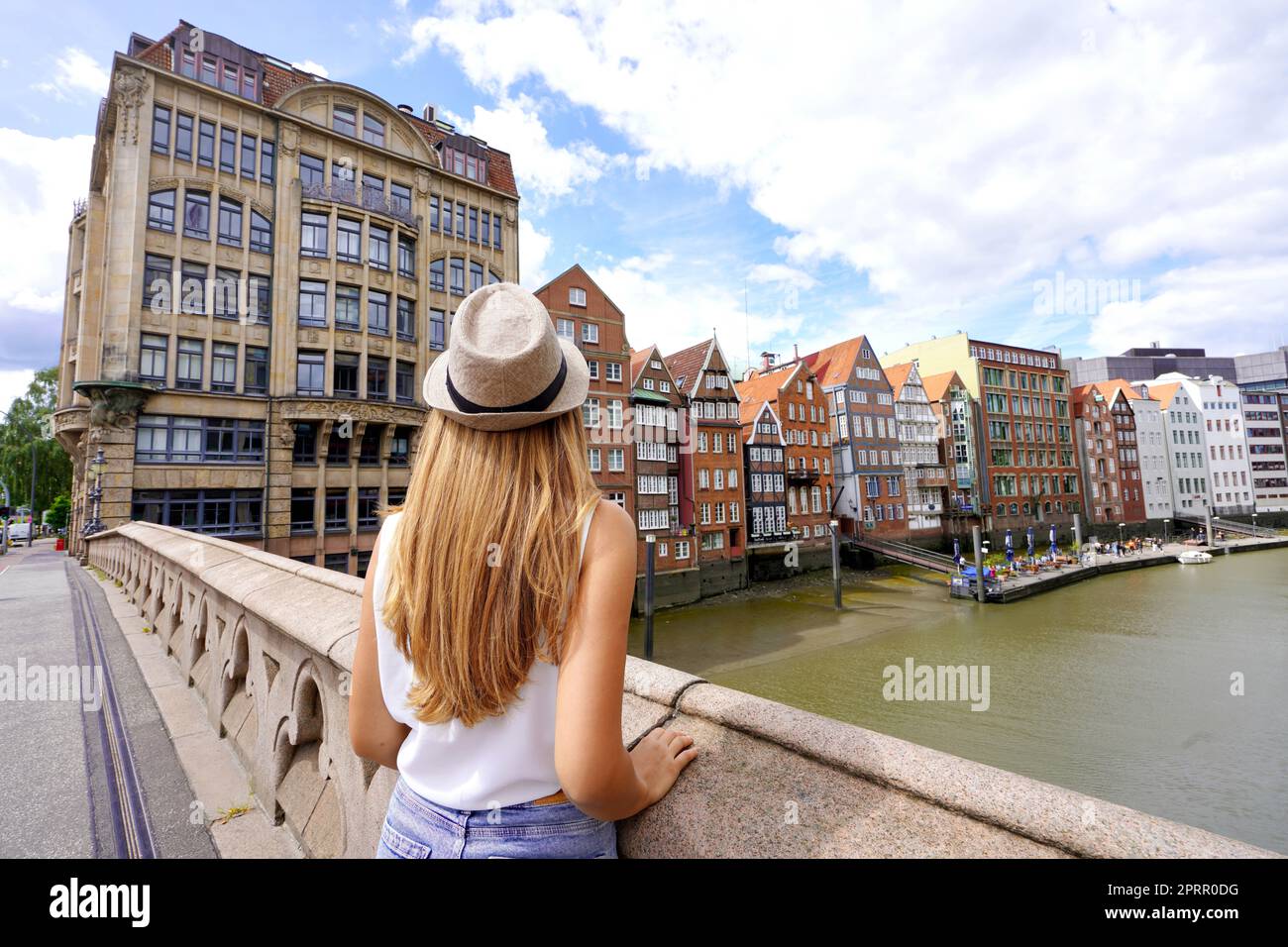 Hamburg, Germany, Woman outfit twenties with cigarette holder Stock Photo -  Alamy