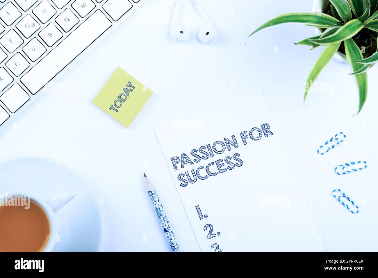 Conceptual caption Passion For Success. Word for Enthusiasm Zeal Drive Motivation Spirit Ethics Stock Photo