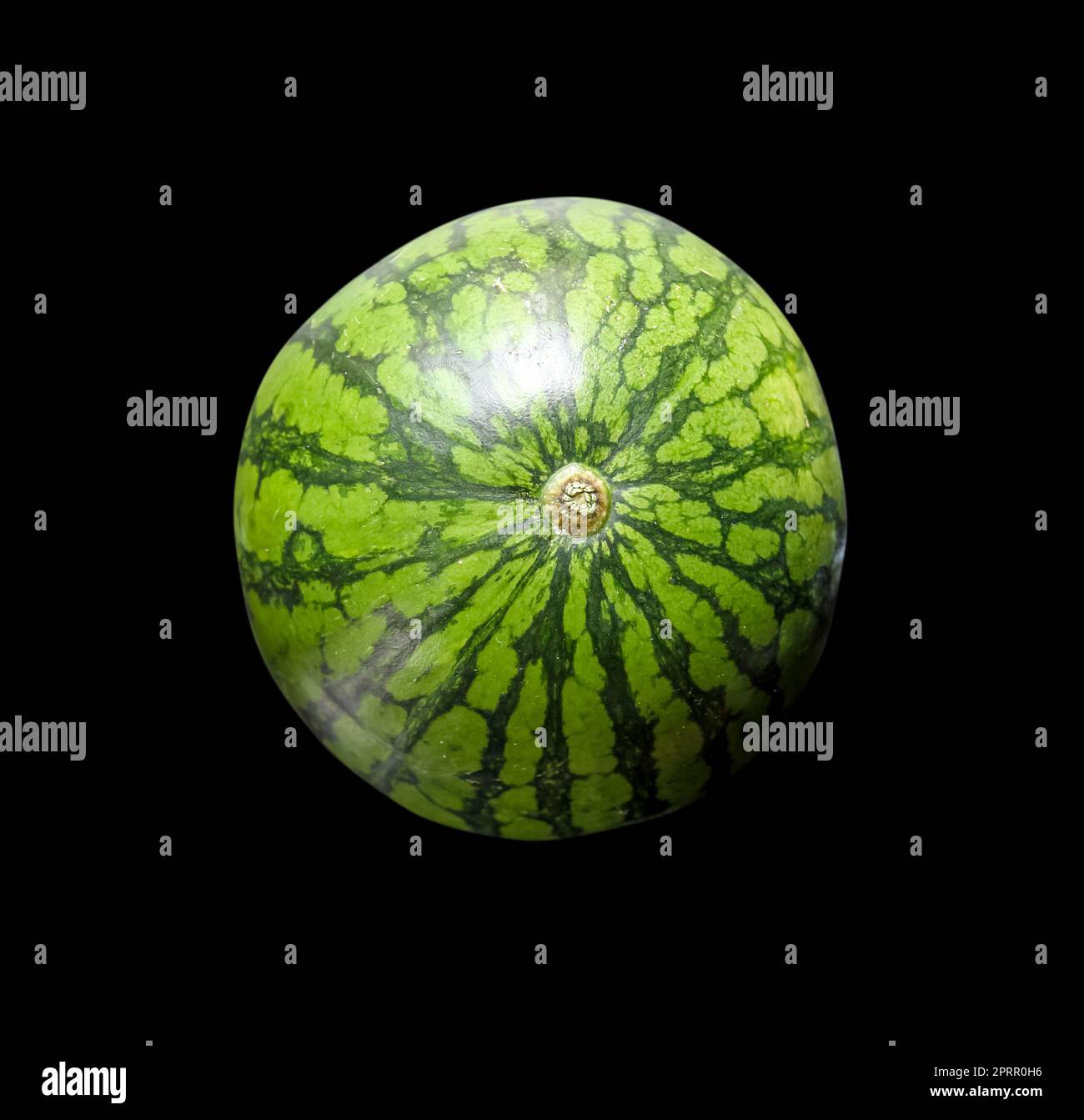 Watermelon isolated on black background Stock Photo