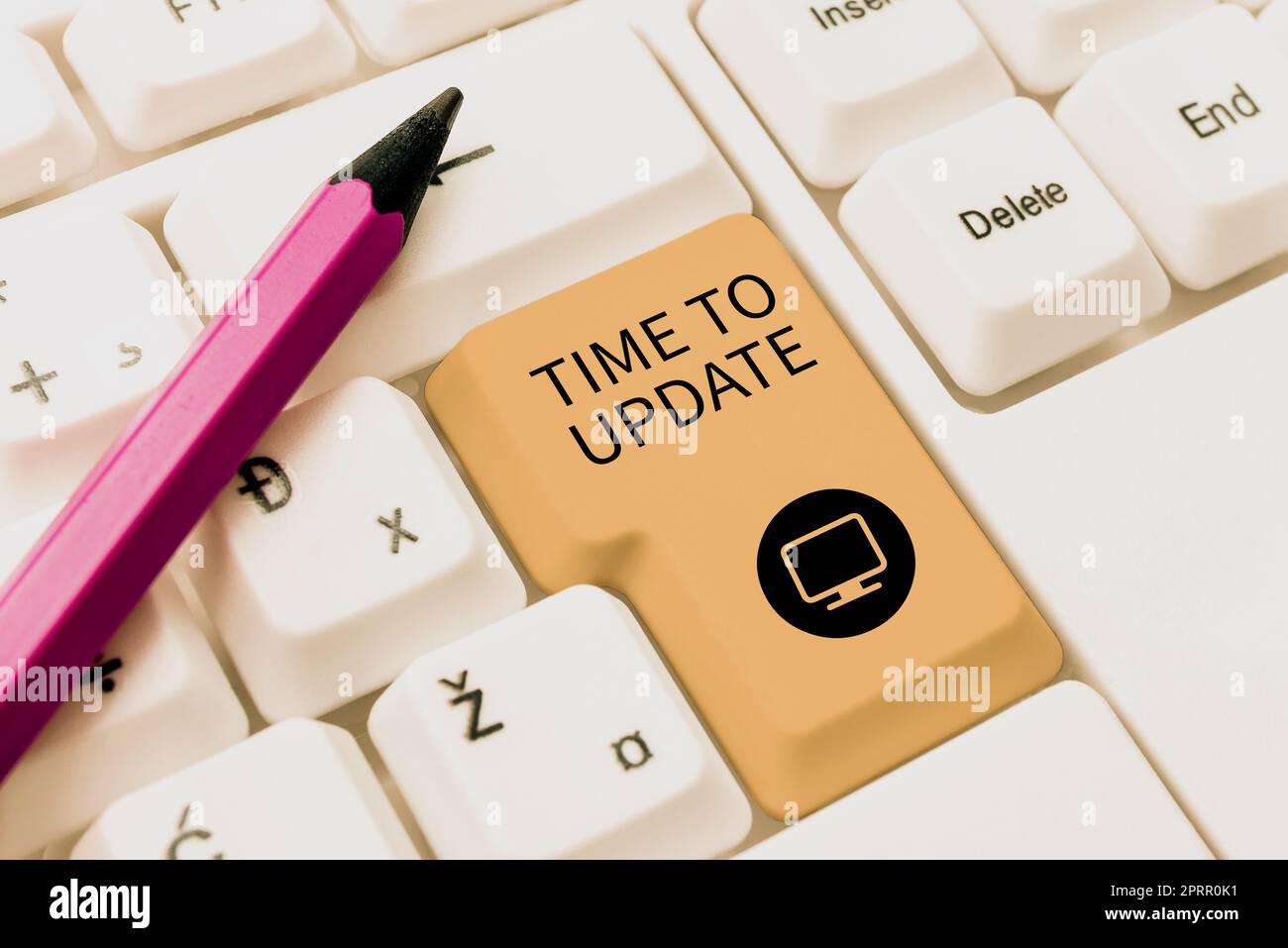 Conceptual caption Time To UpdateThe latest information about a ...