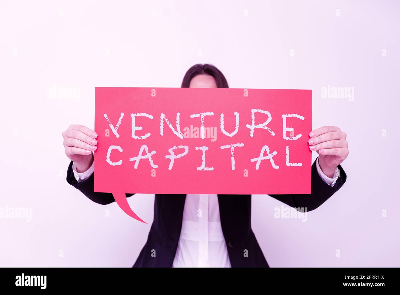 Writing displaying text Venture Capitalfinancing provided by firms to small early stage ones. Word for financing provided by firms to small early stage ones Stock Photo