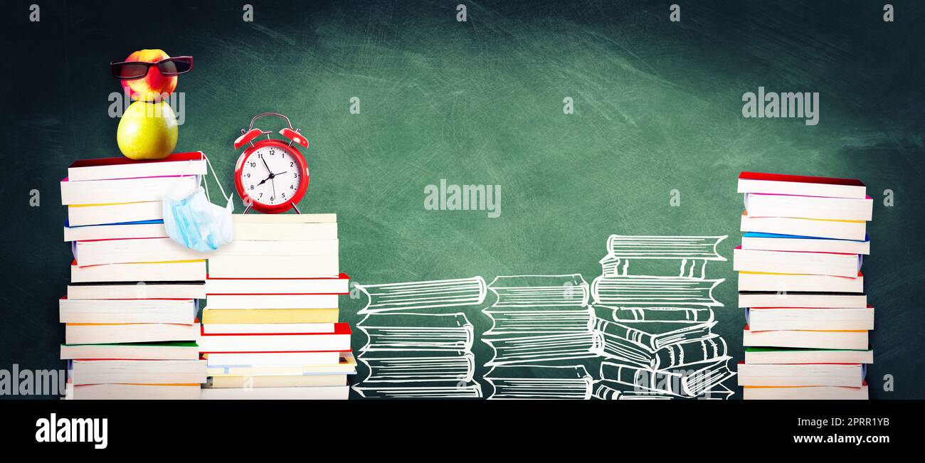 Welcome back to school after corona pandemic Stock Photo - Alamy