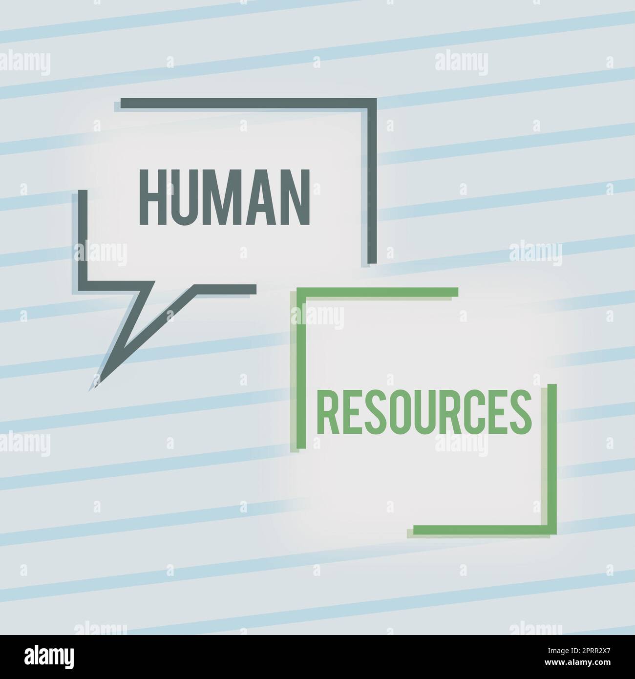 Text showing inspiration Human ResourcesThe people who make up the workforce of an organization. Concept meaning The showing who make up the workforce of an organization Stock Photo