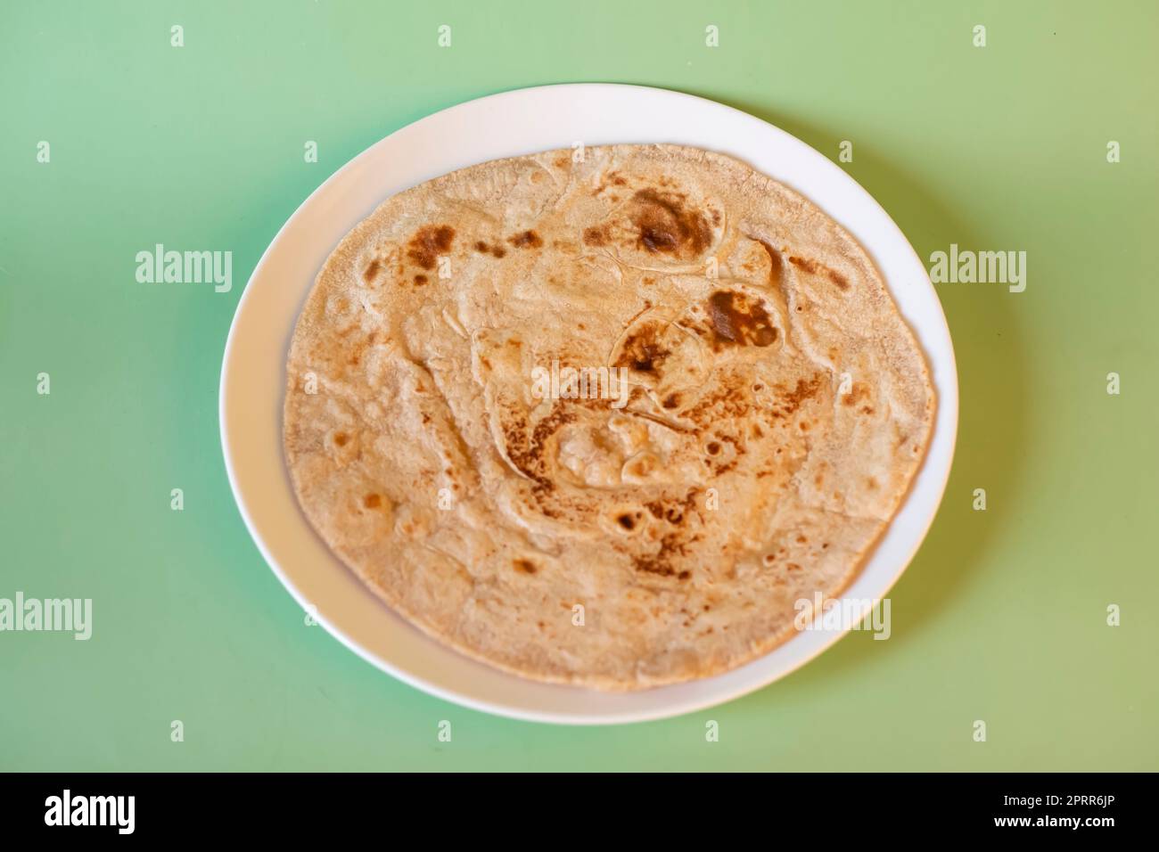 Indian Traditional Cuisine Chapati. Selective focus Stock Photo