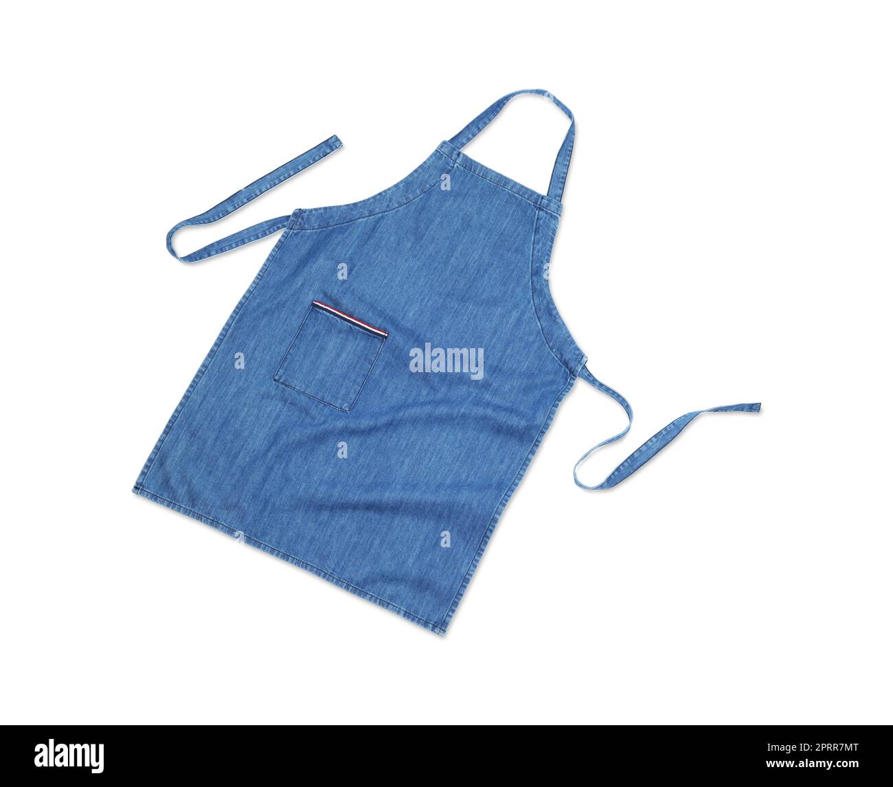 Denim blue kitchen apron hi-res stock photography and images - Alamy