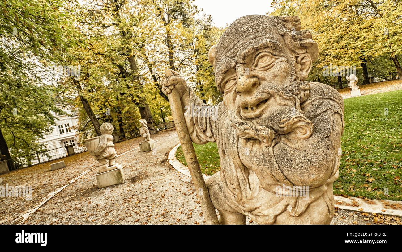 Dwarf Statue, Bizarre Dwarf, Zwergerlgarten, Dwarf Garden, 18th Century