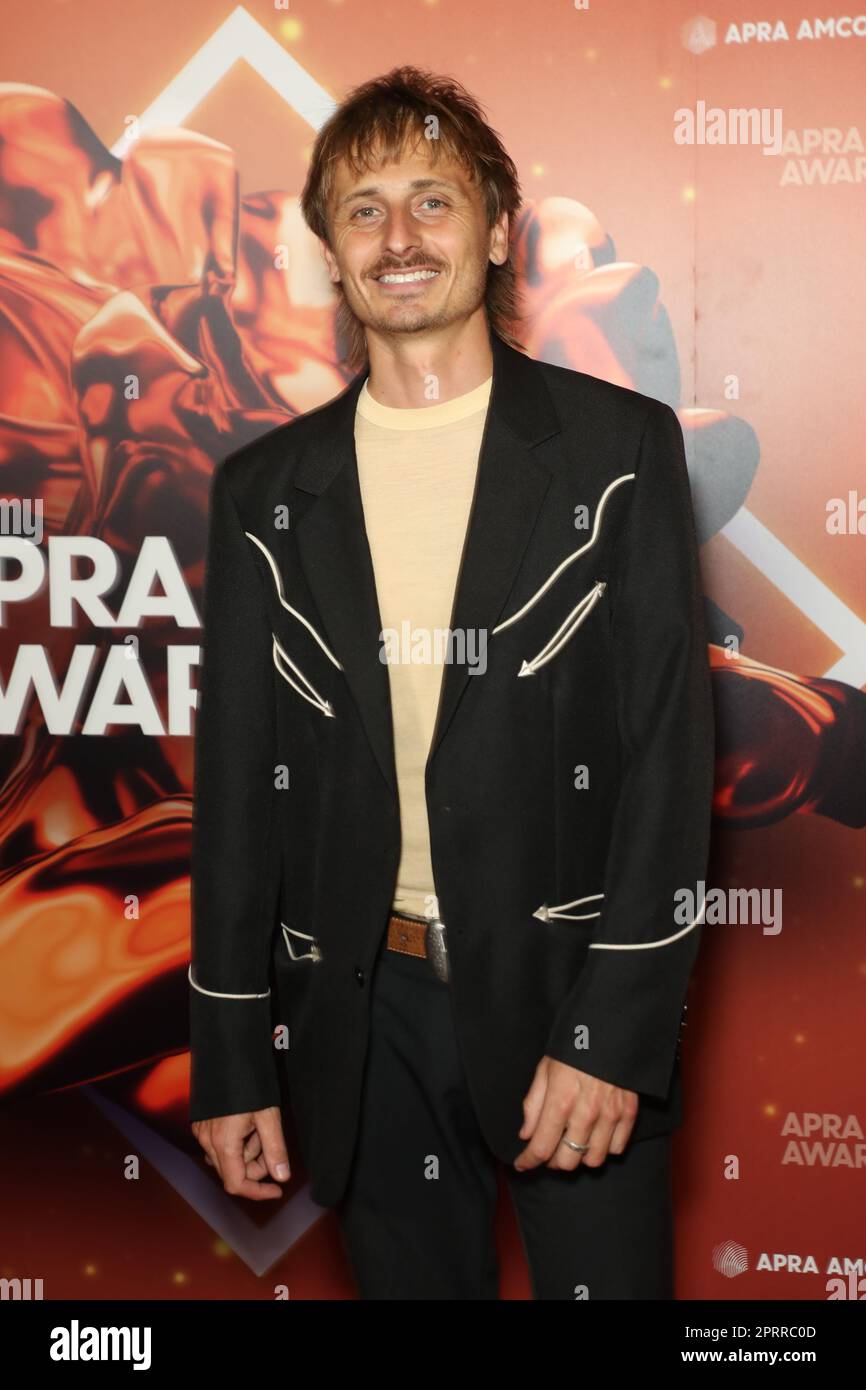 Sydney, Australia. 27th April 2023. Oliver Leimbach attends the APRA Music Awards 2023 at Grand Ballroom, International Convention Centre, Darling Harbour. Credit: Richard Milnes/Alamy Live News Stock Photo