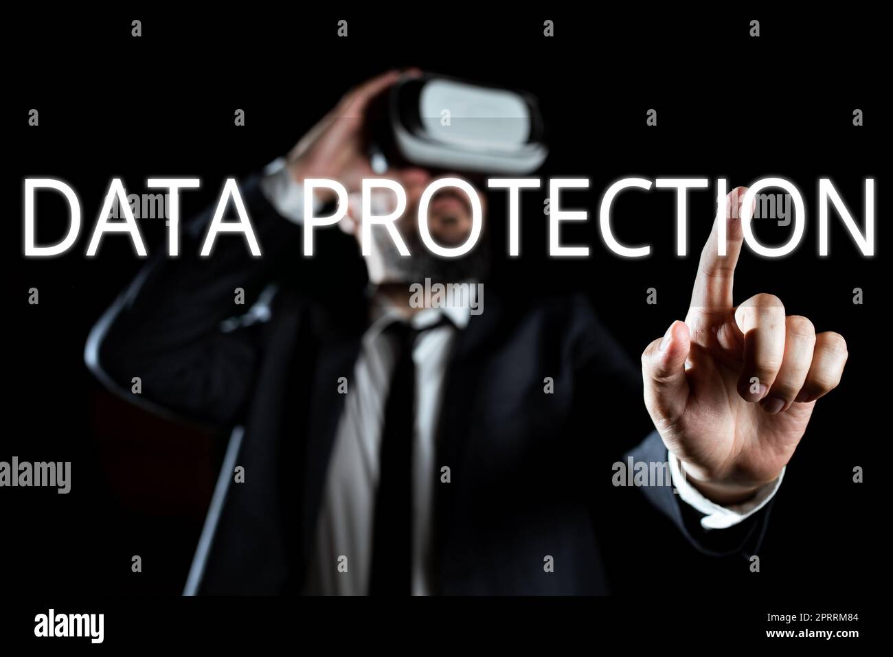 Conceptual caption Data ProtectionProtect IP addresses and personal data from harmful software. Business concept Protect IP addresses and personal data from harmful software Stock Photo