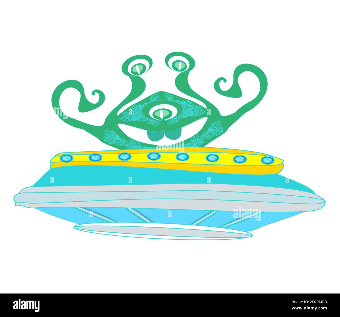Strange flying saucer shape Cut Out Stock Images & Pictures Alamy
