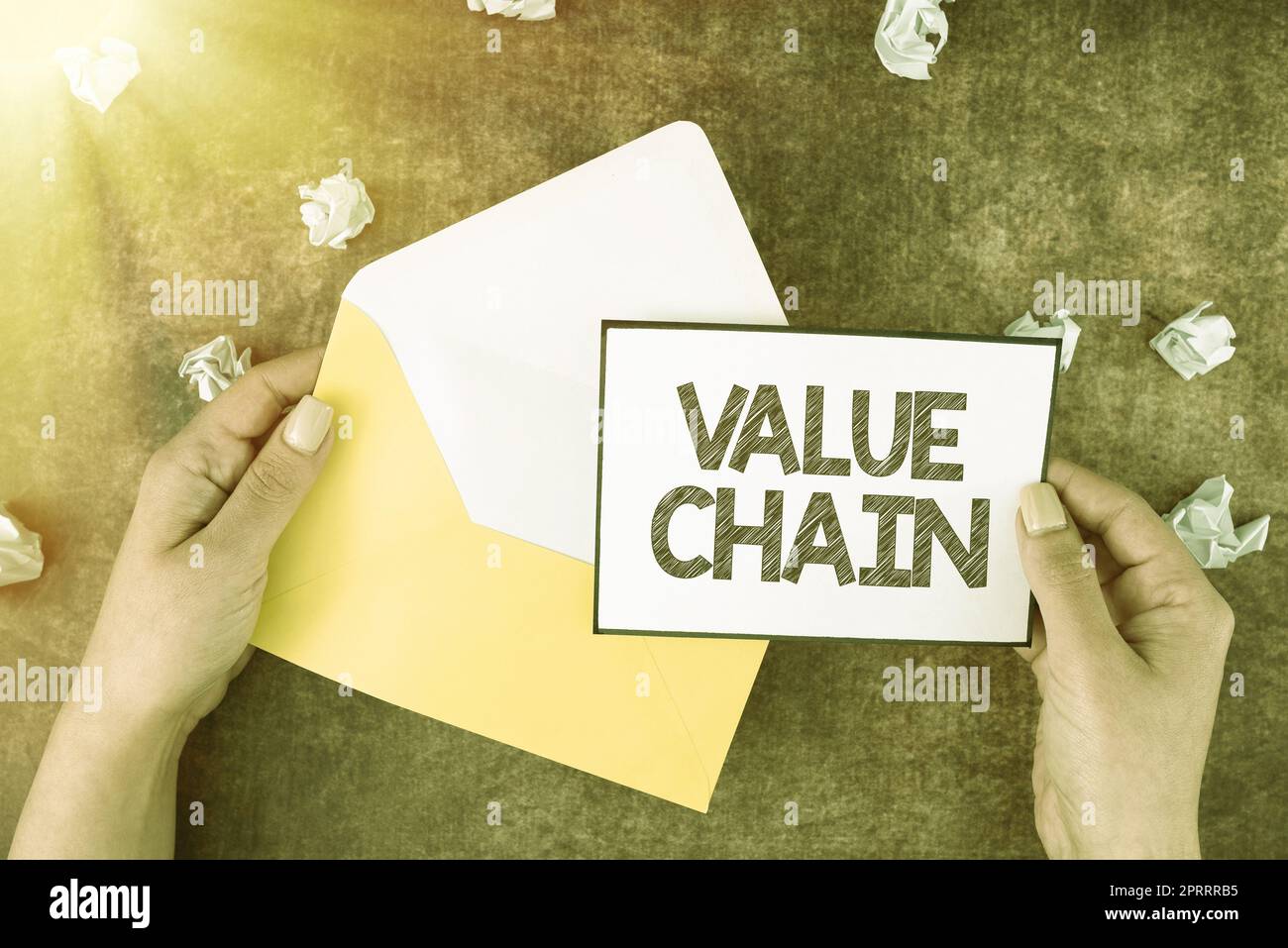Handwriting text Value Chain. Business showcase Business manufacturing ...