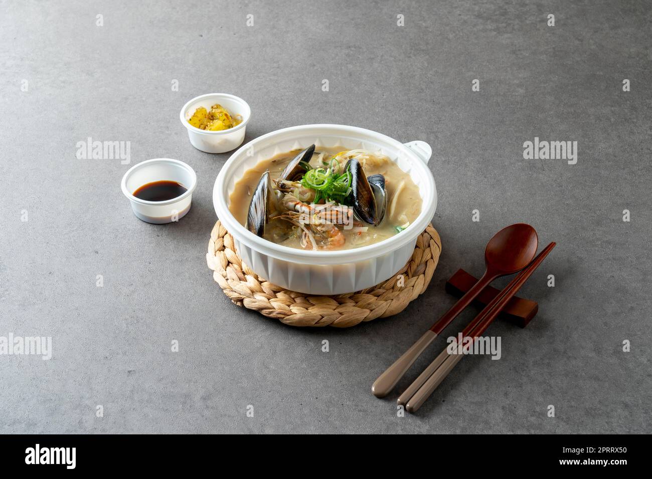 Fish Cake Soup Korean food dish Nagasaki and Spicy Seafood soup