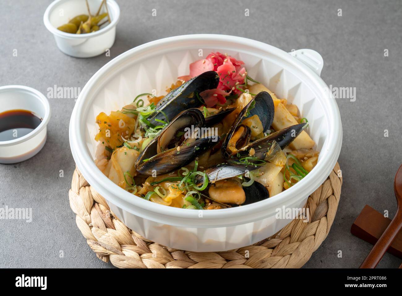 Fish Cake Soup Korean food dish Nagasaki and Spicy Seafood soup