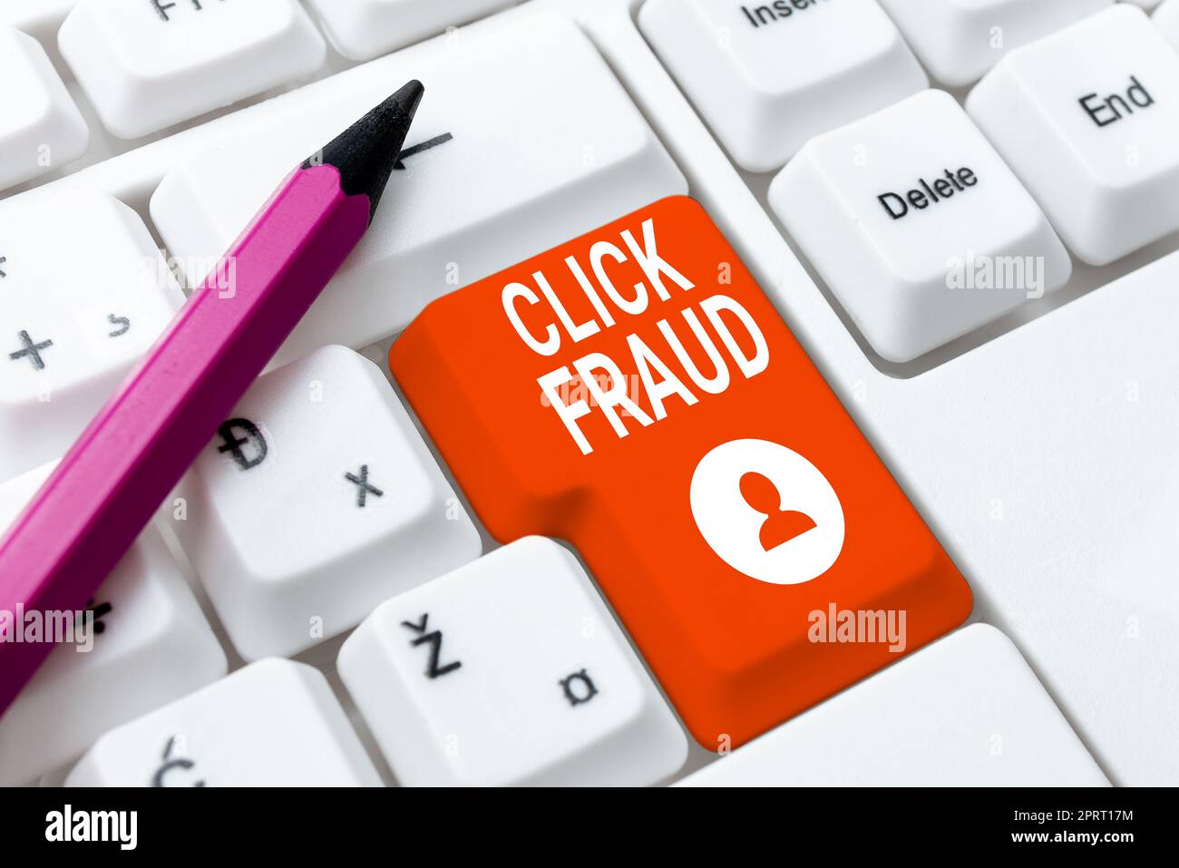 Sign displaying Click Fraud, Internet Concept practice of repeatedly clicking on advertisement hosted website Stock Photo