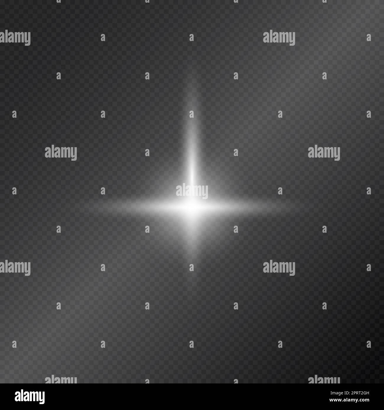 Realistic lighting, light beam glare glow on a dark background - Vector ...