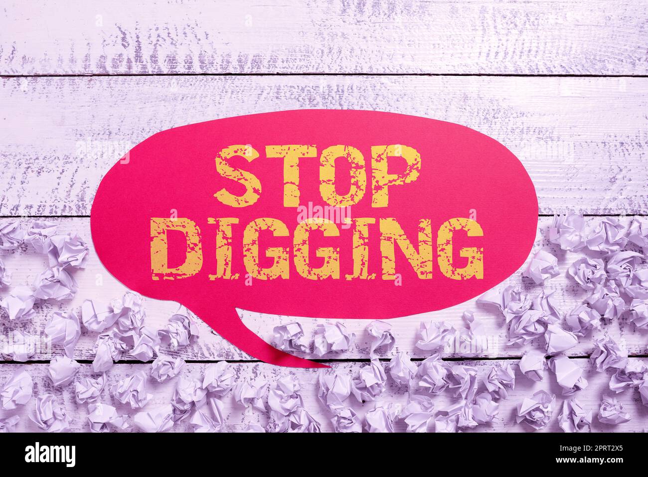 Handwriting text Stop Digging, Internet Concept Prevent Illegal ...