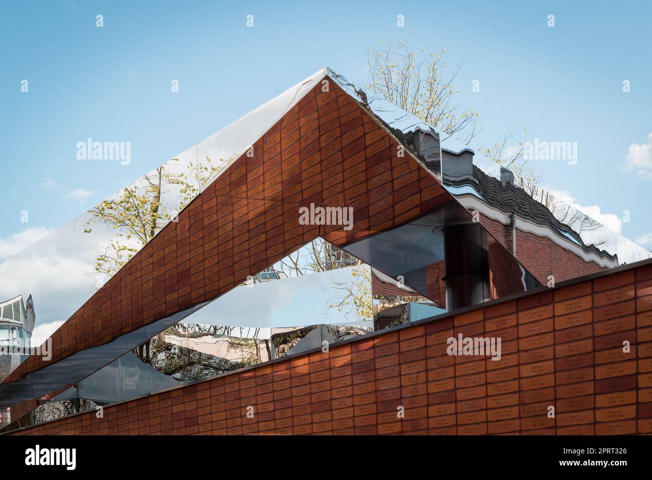 The National Holocaust Memorial of Names in Amsterdam honors the Jewish ...