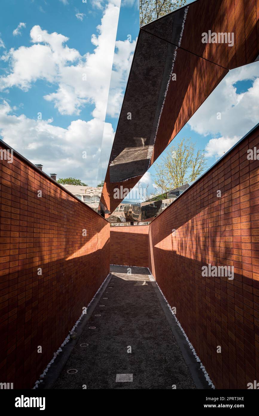 The National Holocaust Memorial of Names in Amsterdam honors the Jewish ...