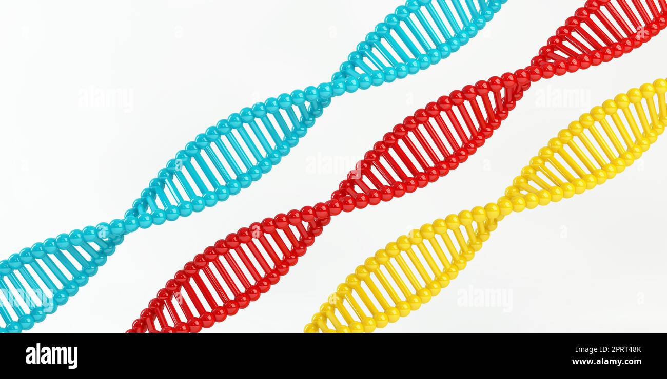 Genetic Engineering as a Medical Science Art Concept Stock Photo