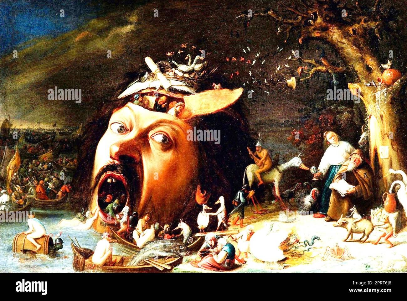 Art Print Dali - The Temptation of St.Anthony - 70 x 50 cm