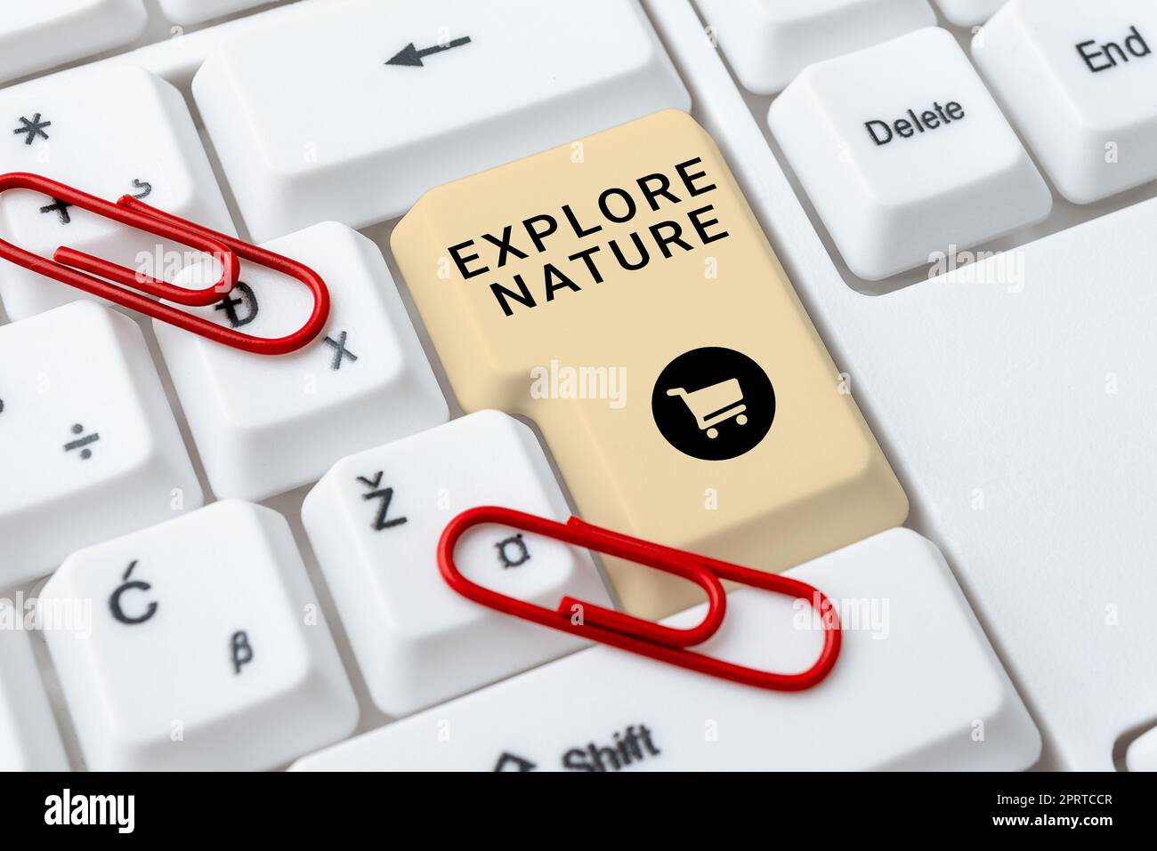 Sign displaying Explore Nature. Business approach Reserve Campsite Conservation Expedition Safari park Stock Photo