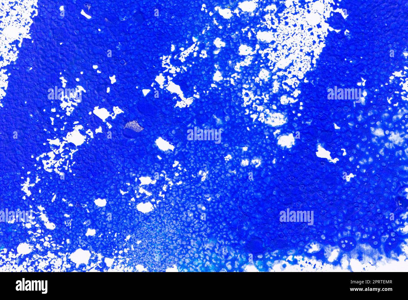 acrylic paint texture background blue color Stock Photo - Alamy
