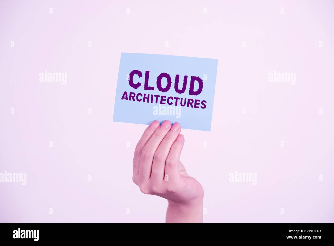 Text sign showing Cloud ArchitecturesVarious Engineered Databases Softwares Applications. Business showcase Various Engineered Databases Softwares Applications Stock Photo
