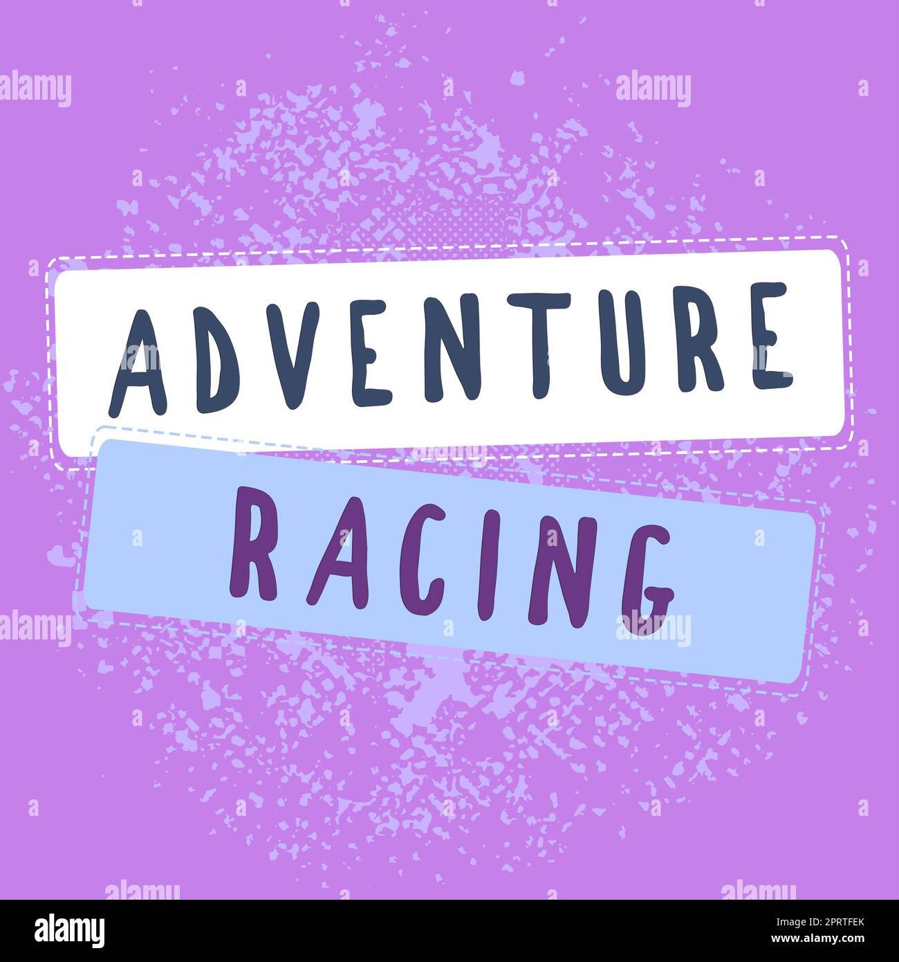 Sign displaying Adventure Racingdisciplinary sport involving navigation ...