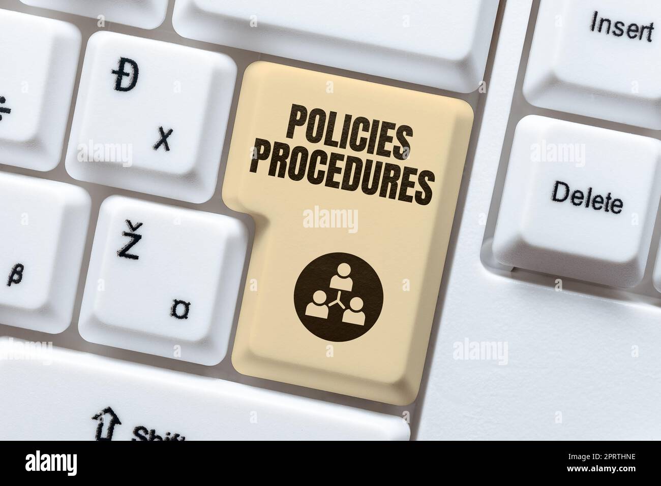 Writing displaying text Policies Procedures. Concept meaning Influence Major Decisions and Actions Rules Guidelines Stock Photo
