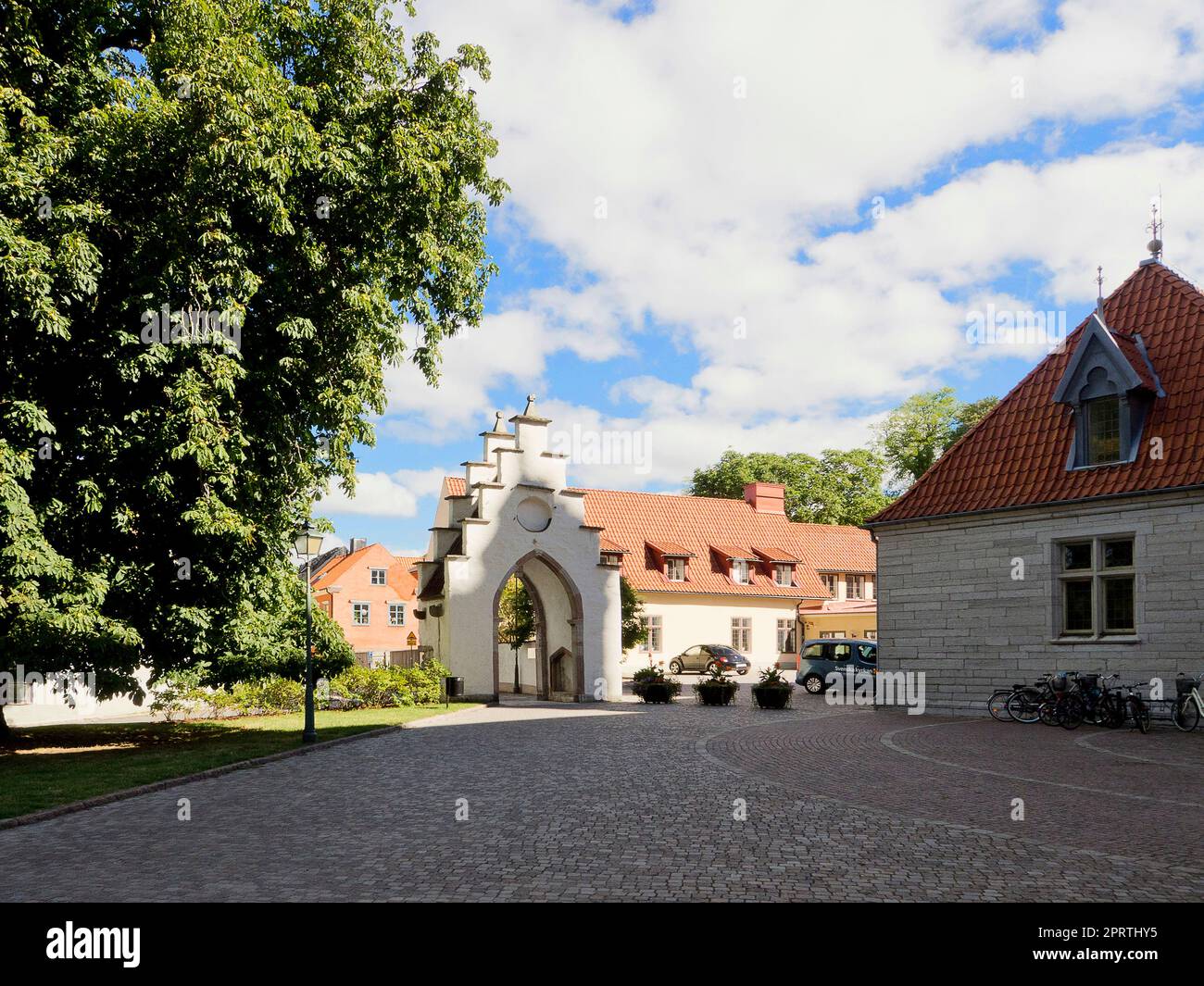 St nicolai ruin visby hi-res stock photography and images - Alamy