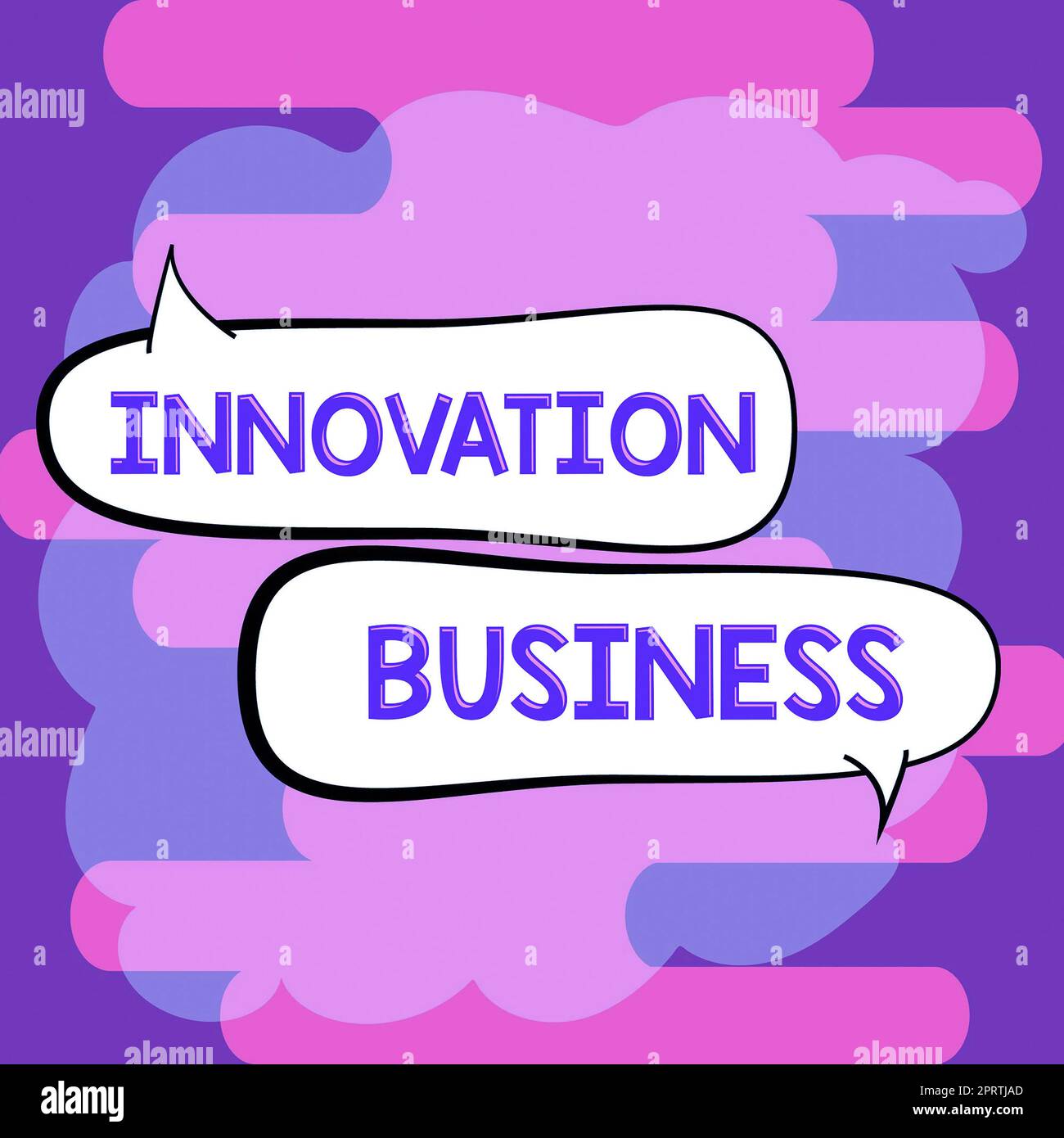 Hand writing sign Innovation Business. Word for Introduce New Ideas Workflows Methodology Services Stock Photo