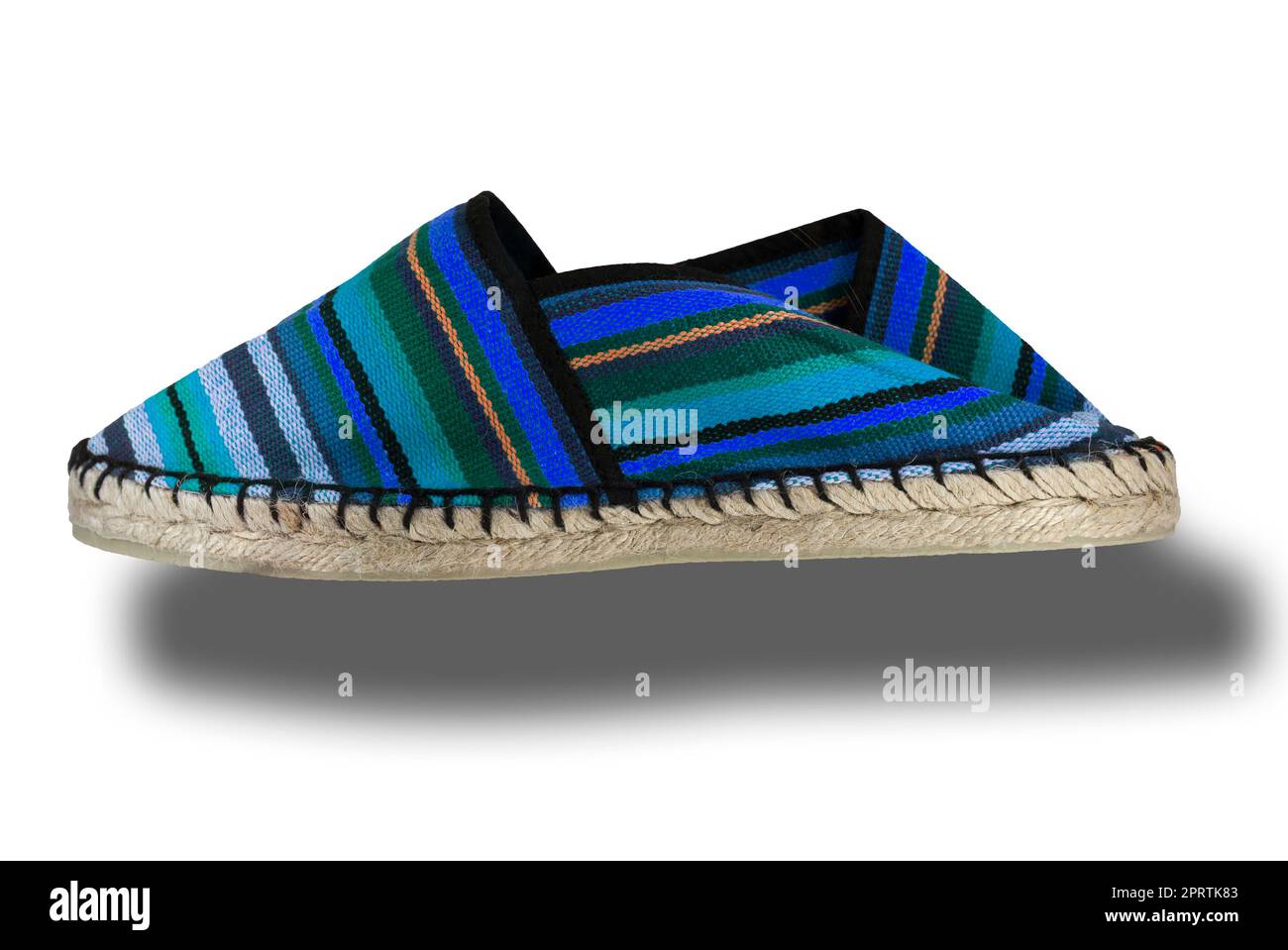 Espadrille shoe, traditional spanish shoes made of sparto rope and