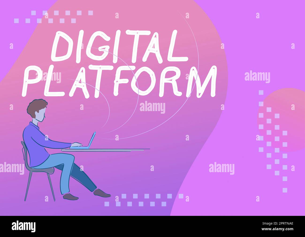 Conceptual Display Digital Platformmarketing Campaign Or Branding New