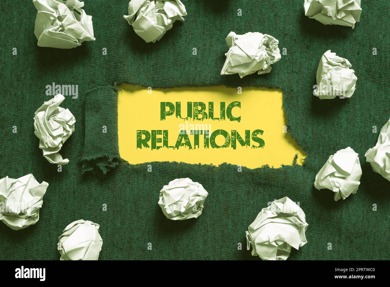 Handwriting text Public Relations, Word for responsible for writing serverside web application logic Stock Photo
