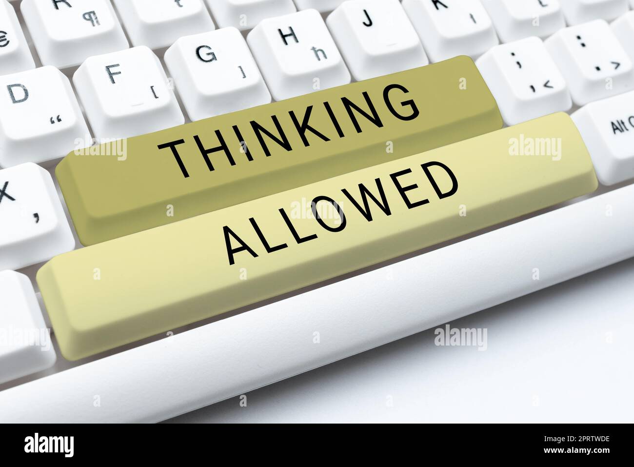 Writing displaying text Thinking Allowed, Business idea lessons to ...