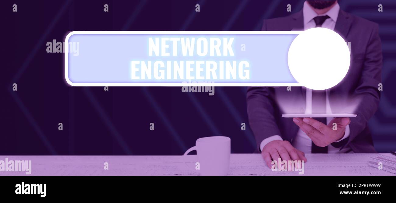 Inspiration showing sign Network Engineering, Concept meaning ...