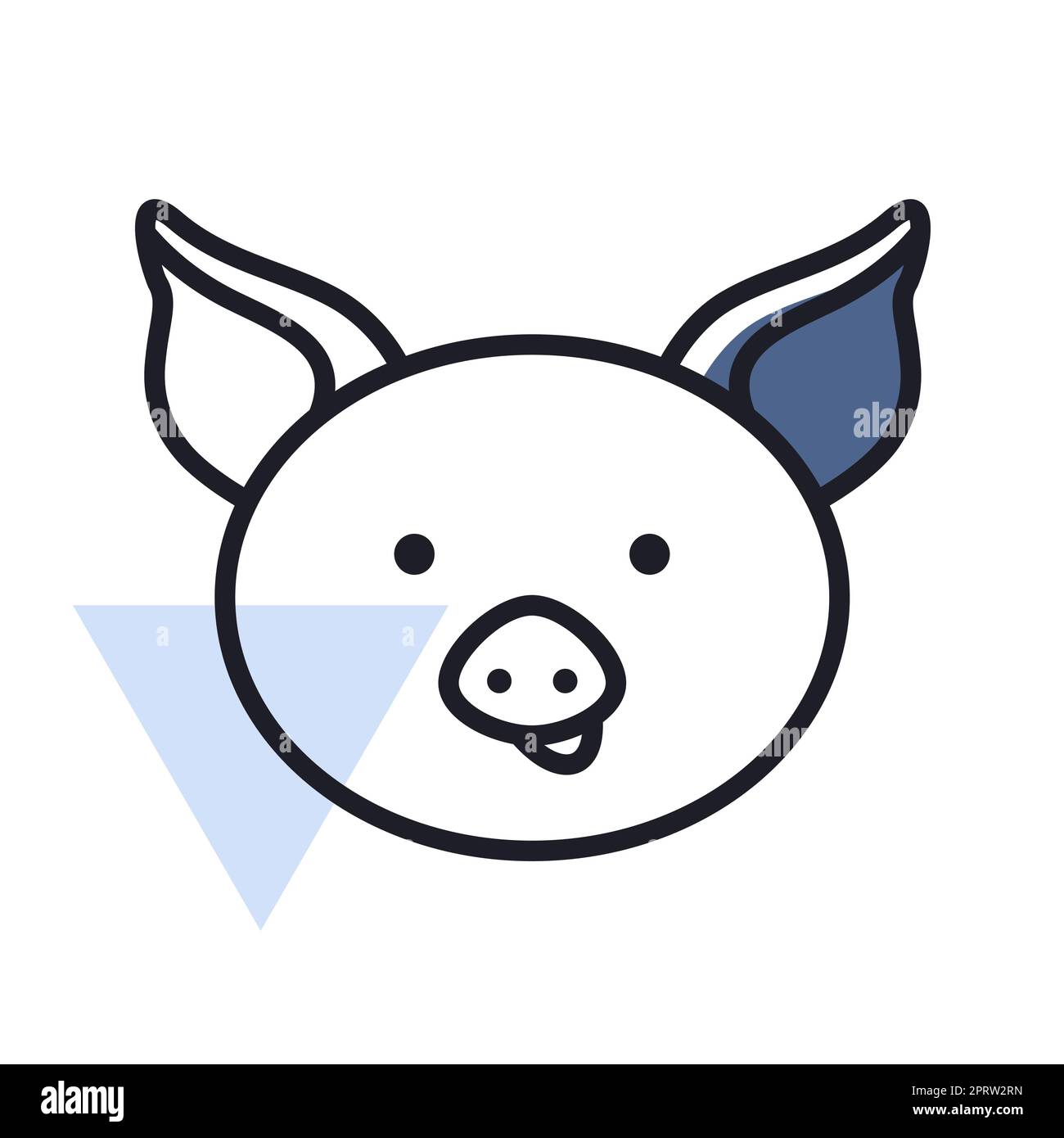Pig icon. Farm animal vector illustration Stock Vector Image & Art - Alamy