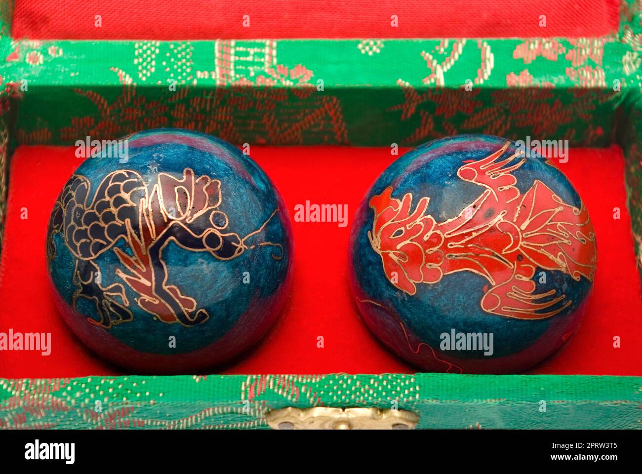 Chinese Baoding Balls Stock Photo Alamy