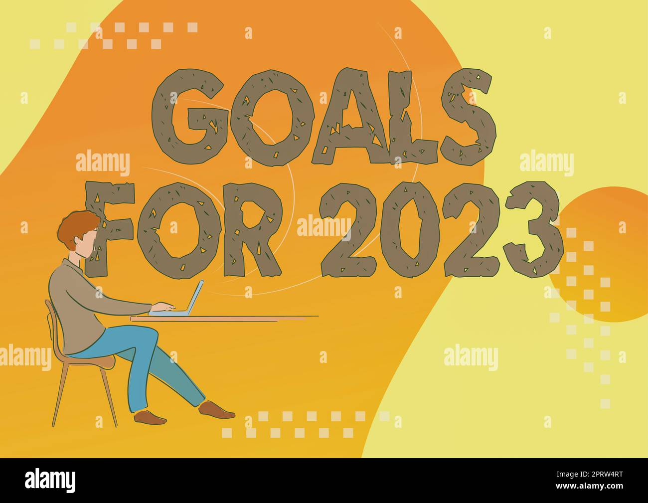 Writing displaying text Goals For 2023The following things you want to