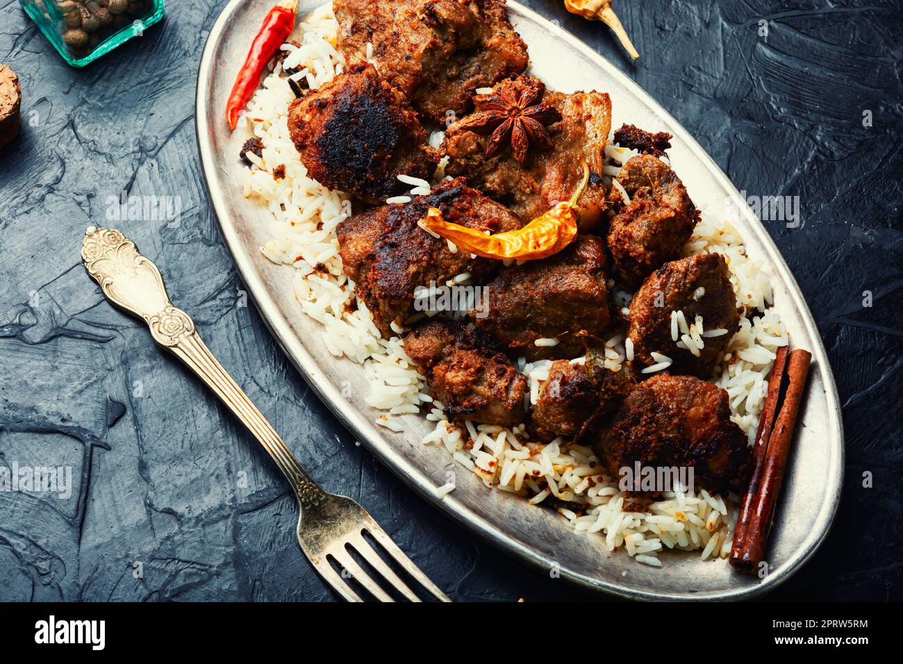 Pork vindaloo, a popular Indian dish Stock Photo Alamy