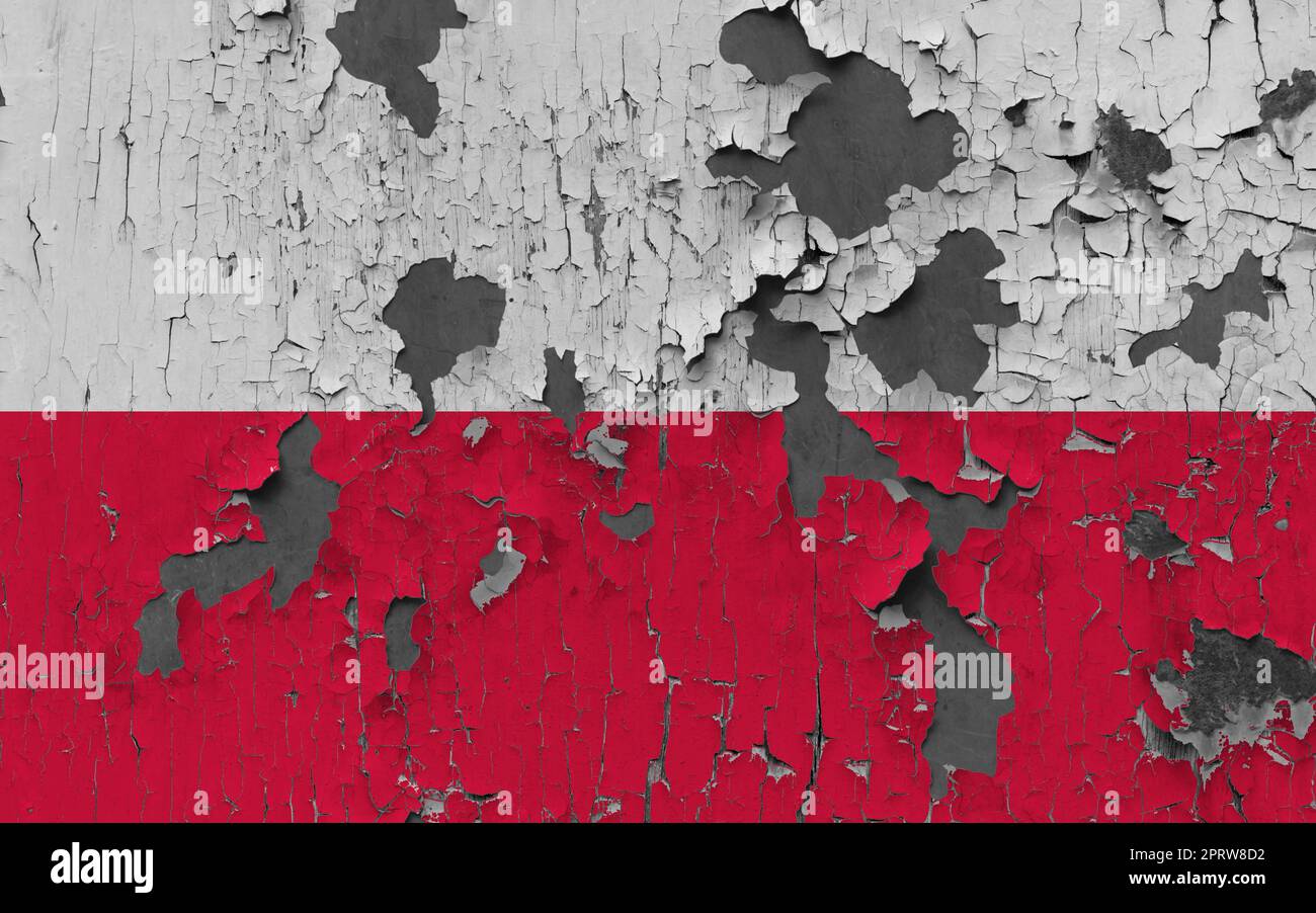 3D Flag of Poland on an old stone wall background Stock Photo - Alamy