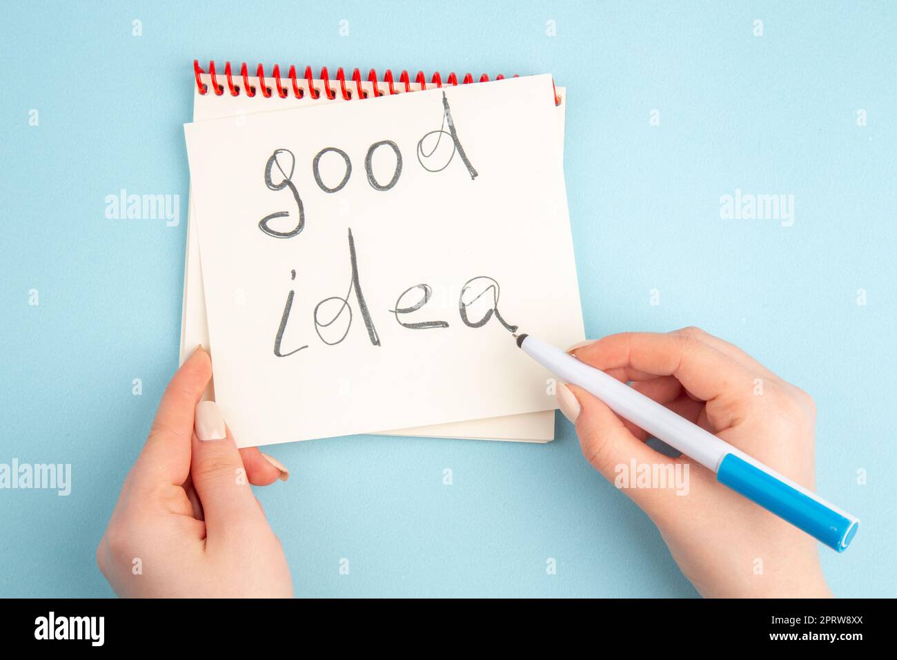 Hand holding sticky note written note hi-res stock photography and ...