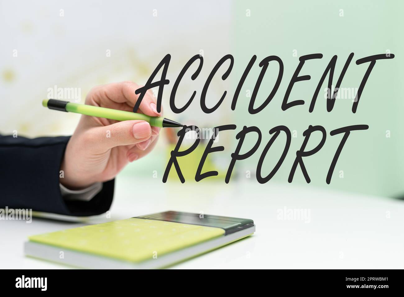Inspiration showing sign Accident ReportA form that is filled out record details of an unusual event. Word for A form that is filled out record details of an unusual event Stock Photo