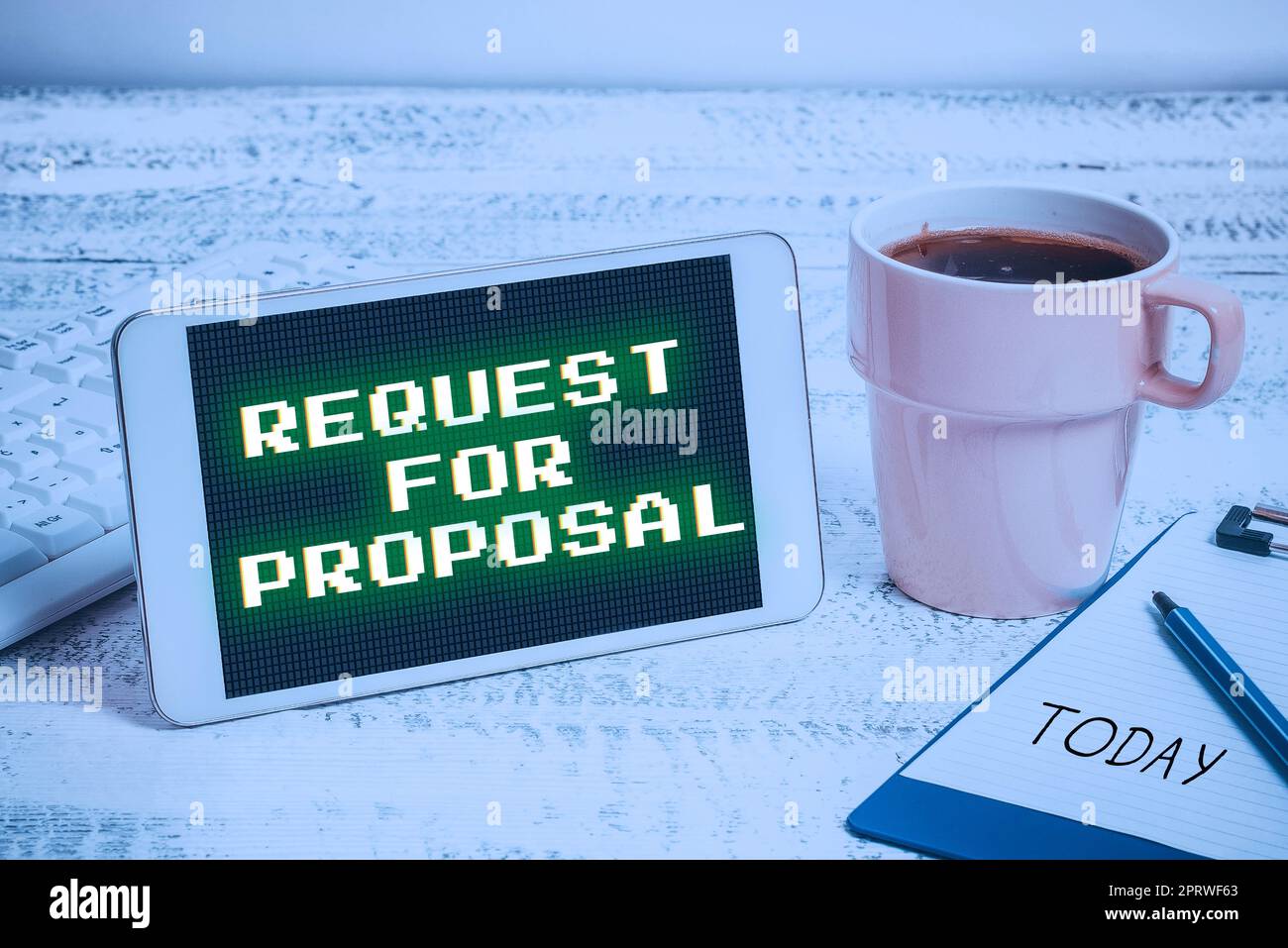 Conceptual caption Back Up, Word for document contains bidding process by agency or company Stock Photo