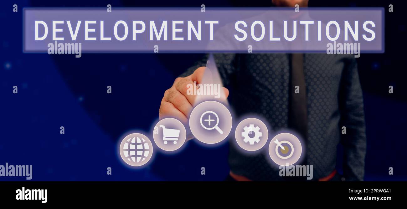 Inspiration showing sign Development Solutions, Business showcase ...