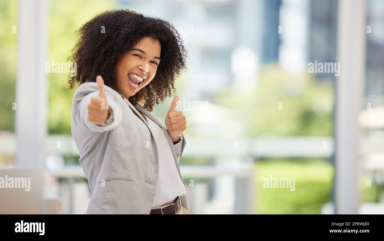Business thumbs up hi-res stock photography and images - Alamy