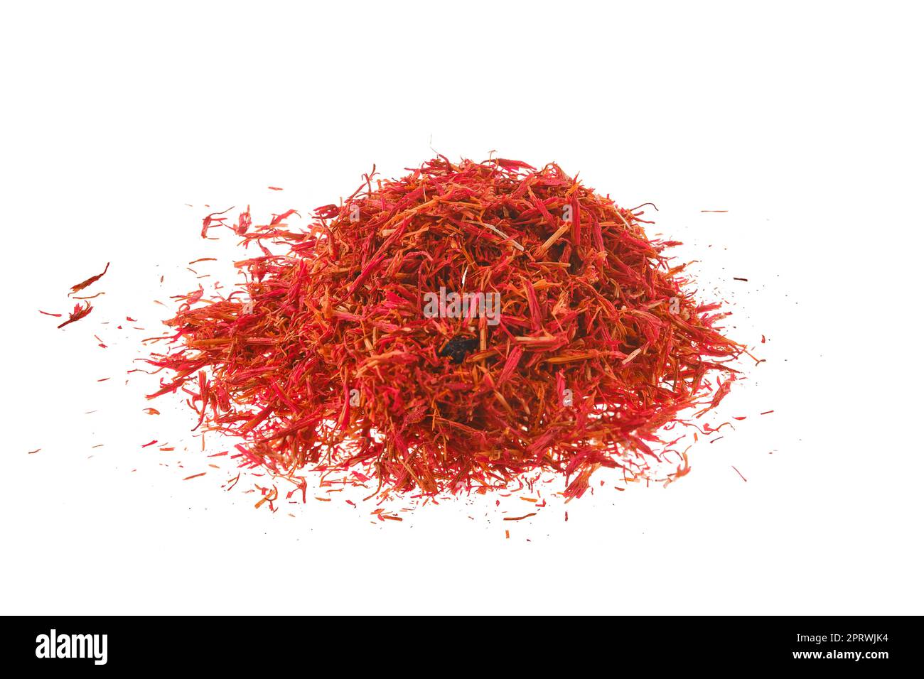 Pile of saffron isolated on white Stock Photo - Alamy