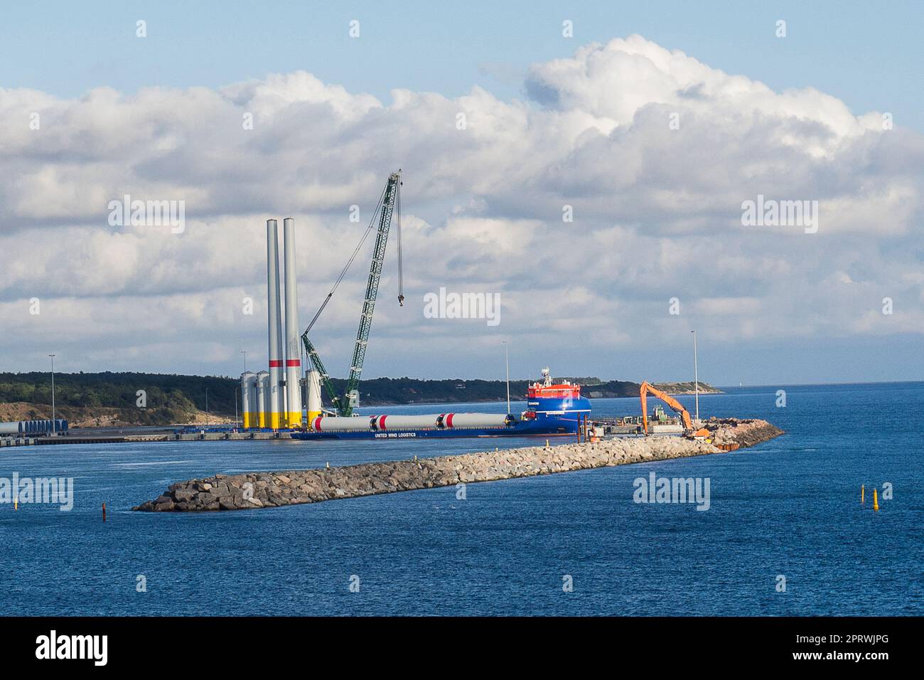 Denmark, Bornholm - Harbor of Rønne Stock Photo - Alamy
